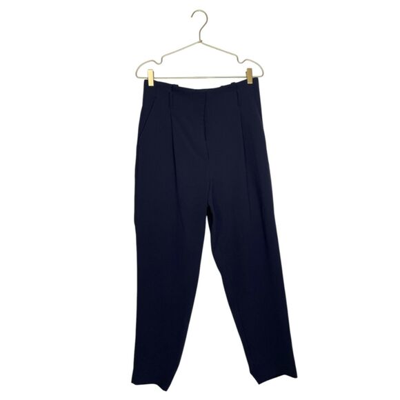 H&M Women's Tailored Blue Ankle Pants - Size US 6 (WP401) - Picture 2 of 9